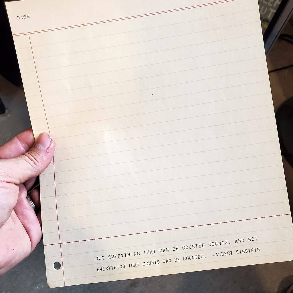 Notepad with Quote