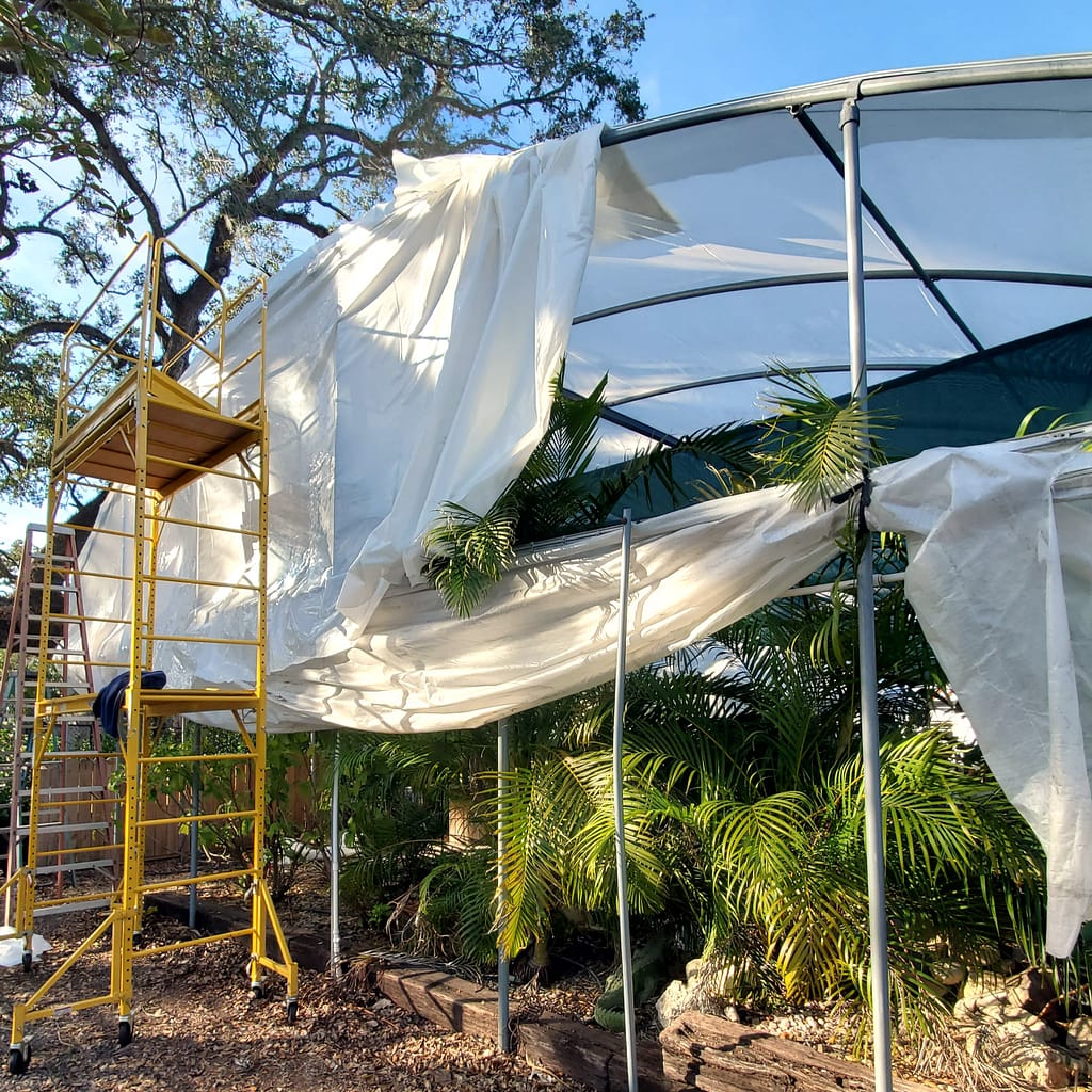 Greenhouse After Plastic Pull