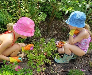 Girls in the Garden