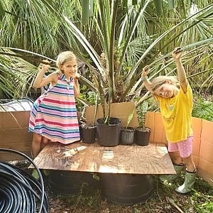 Girls with Plants