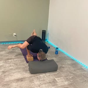 Joey Doing a Yoga Pose