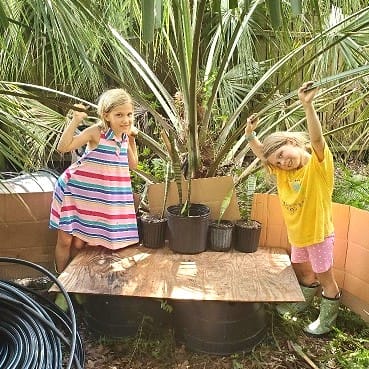 Girls with Plants