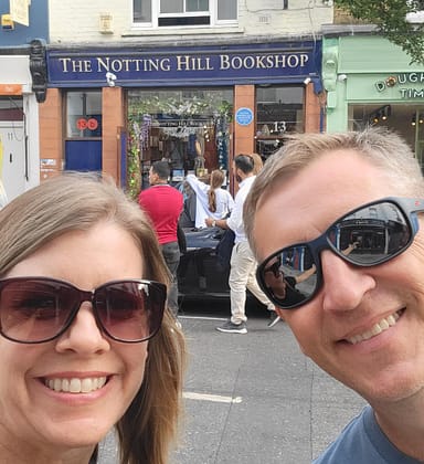 Kim and Joey in Notting Hill