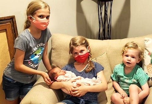 Four Cousins (Two Girls, a Toddler, and a Baby)