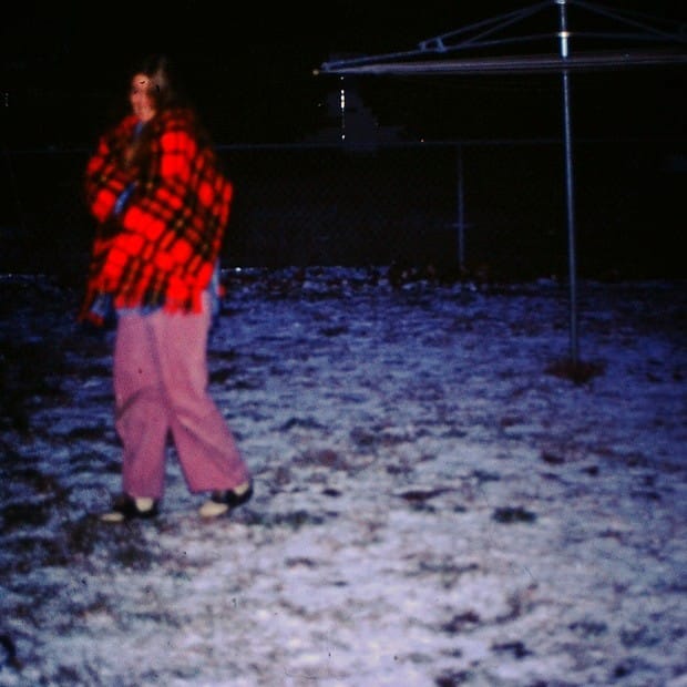 Lady in the Snow in Florida (Many Years Ago)