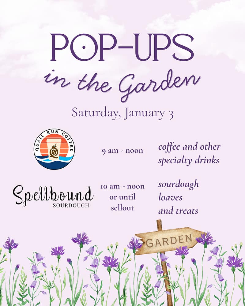 Pop-Up Shops at Kerby's Nursery, January 3, 2026