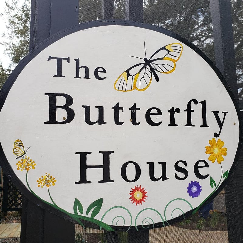 Kerby's Butterfly House Sign