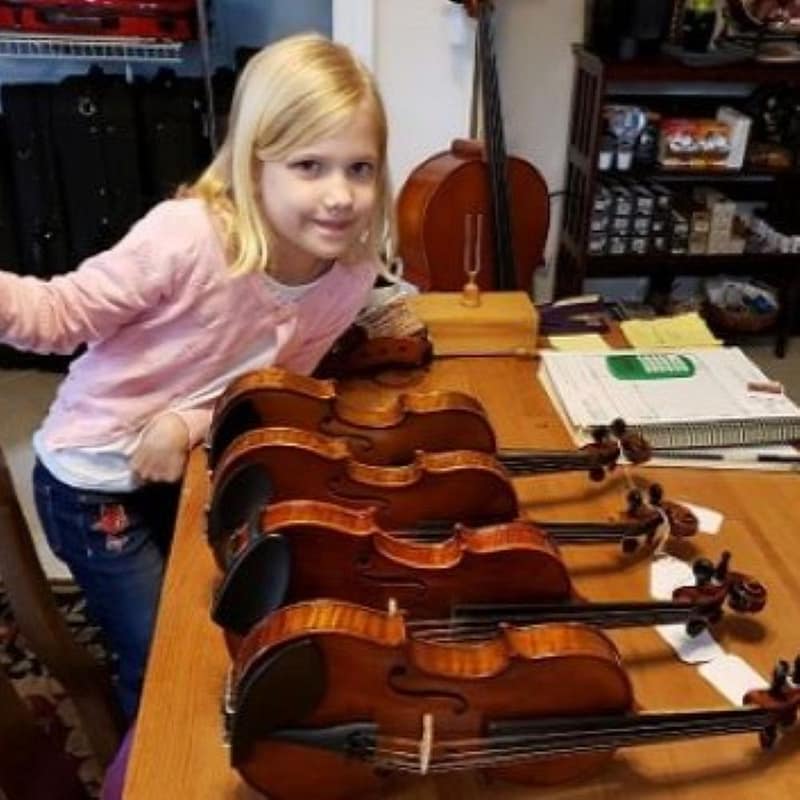 Little Girl (Abby) with Violins
