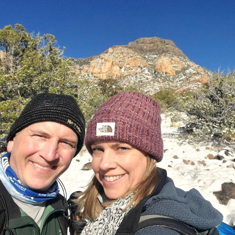 Joey and Kim on Mt. Wilson in Sedona, AZ