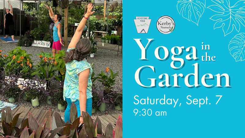 Kerby's Nursery Yoga in the Garden September 7, 2024 (Ladies Doing Yoga in the Garden)
