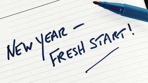 Calendar Page "New Year - Fresh Start"