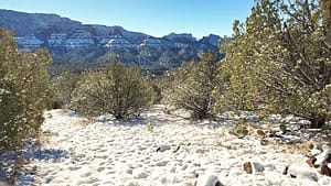 Sedona, AZ in the Snow