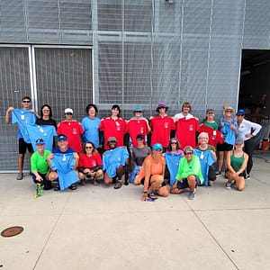 Kerby's Staff After Rowing with Rowing Coaches and Volunteers