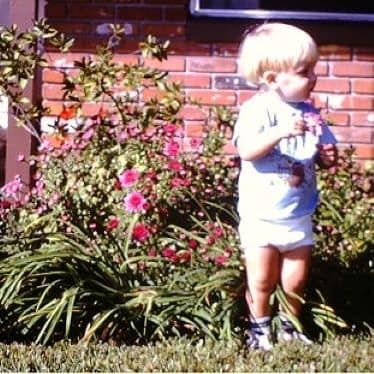 Toddler Boy in Garden