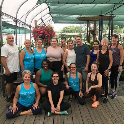 Yoga in the Garden at Kerby's Nursery