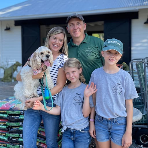 Bokor Family with Dog Pearl