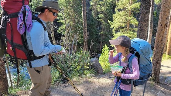 Joey and Maddy on the Trail