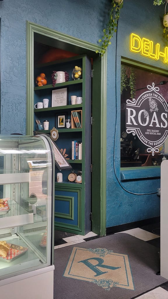 Bookshelf Is a Secret Door that Opens to Another Room