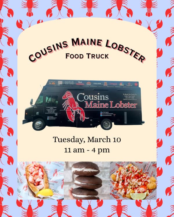 Cousins Maine Lobster Food Truck Pop-Up at Kerby's Nursery, March 10, 2026