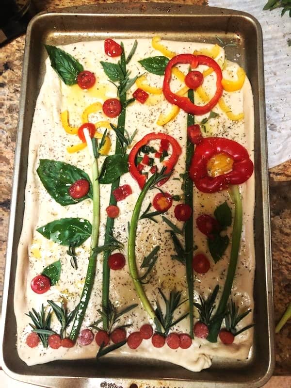 Garden Art Pizza