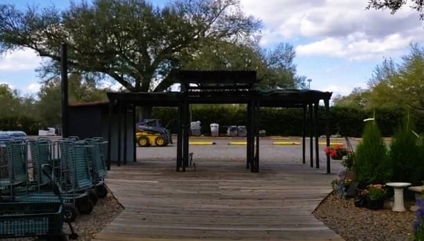 Kerby's Nursery Old Checkout Arbor