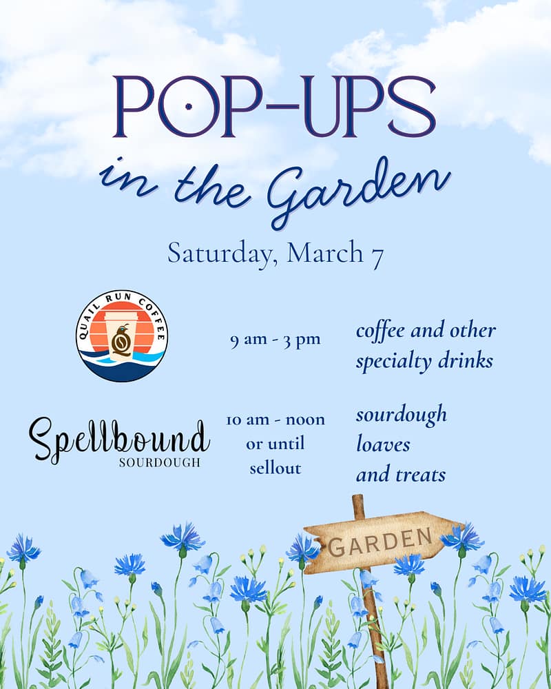 Pop-Up Shops at Kerby's Nursery, March 7, 2026