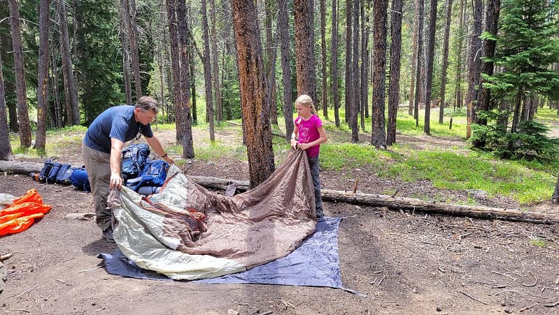 Putting Up a Tent