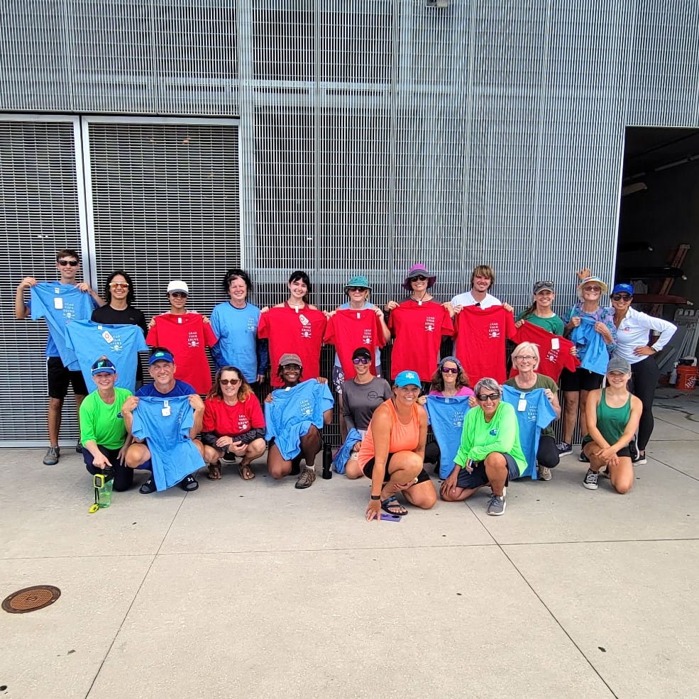 Kerby's Staff After Rowing with Rowing Coaches and Volunteers