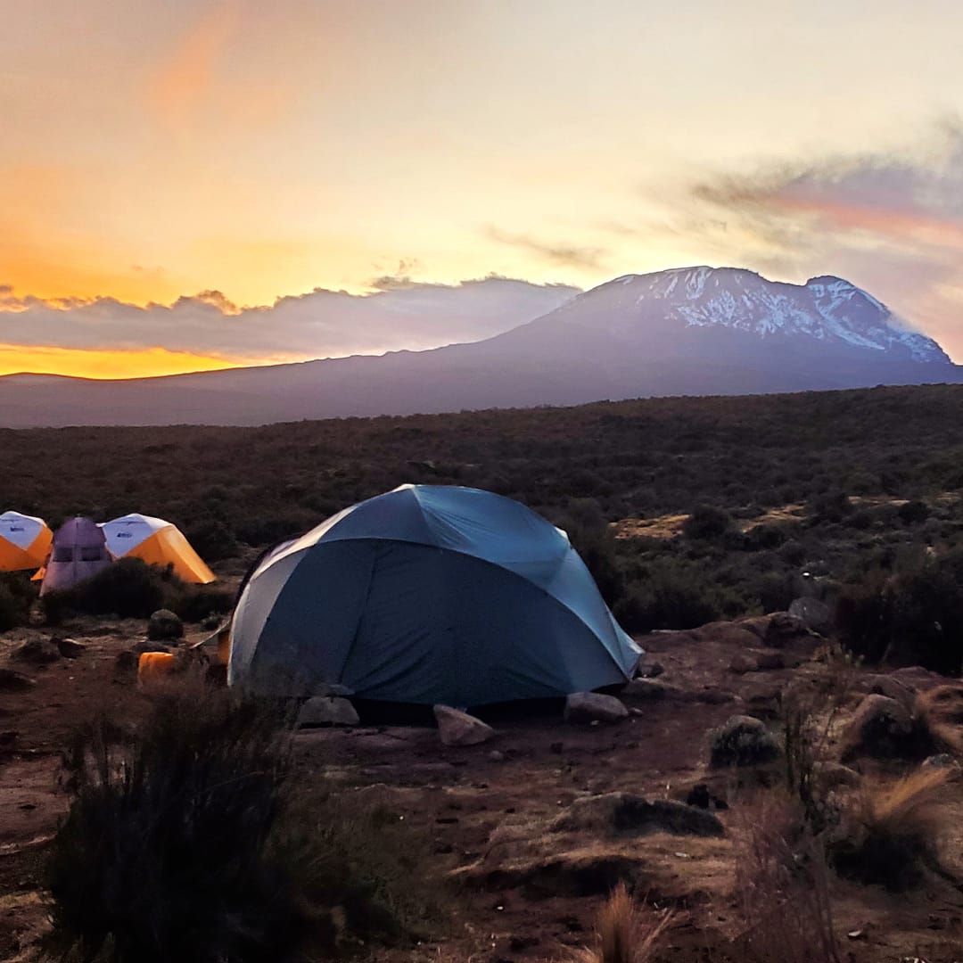 Mount Kilimanjaro with Tents