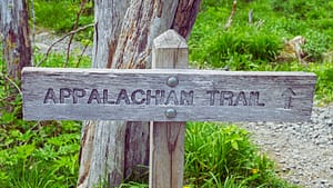 Sign in Forest Says "Appalachian Trail"