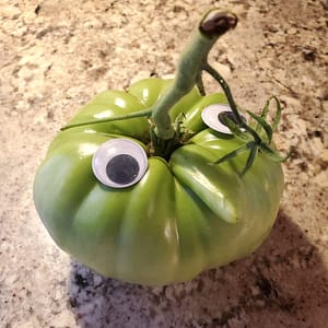 Tomato with Googly Eyes