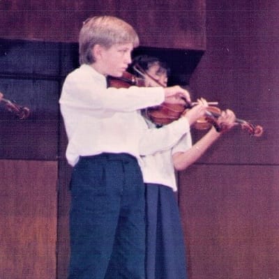Joey Playing Violin