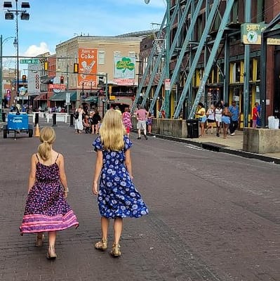 Girls Walking in Memphis