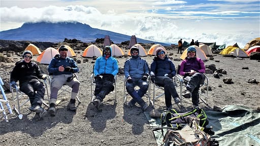 The Group that Made it to the Top of Mt. Kilimanjaro.