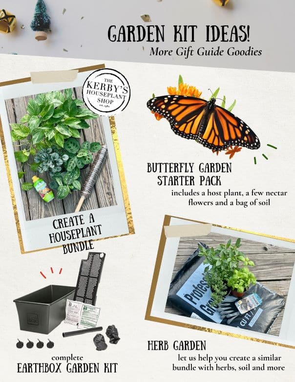 Kerby's Nursery Holiday Gift Guide Garden Kit Ideas 2021