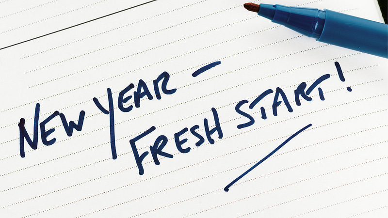 Calendar Page "New Year - Fresh Start"